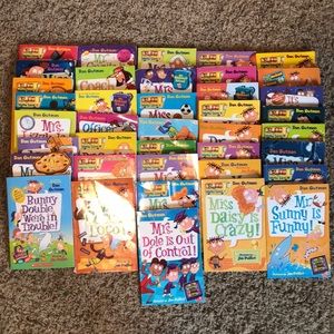 Lot of 39 books. Dan Gutman-My Weird School